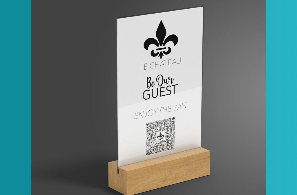Engraving – QR Table Tent